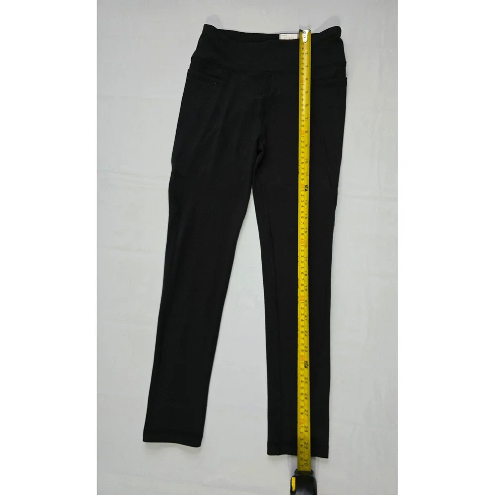 Tek Gear Girls Black Luxe Hi-Rise Perf Pocket Leggings Size M 8 NWT DG03A105RS